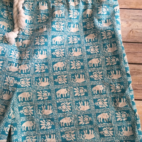 Vintage Justin Allen elephant print shorts - Picture 2 of 7